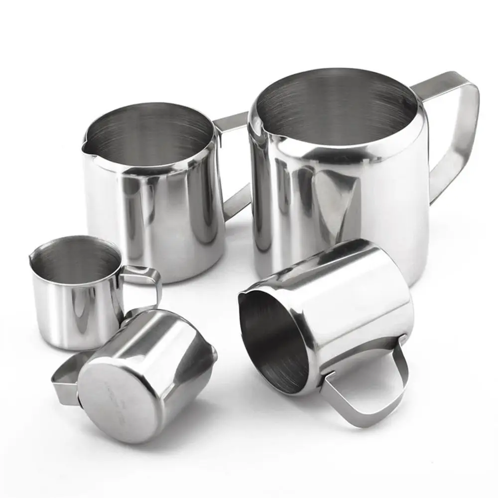 5size Durable Stainless Steel Coffee Cream Pitcher Cup Milk Frothing Jug Latte Art Spout Pitcher Home & Kitchen Tool