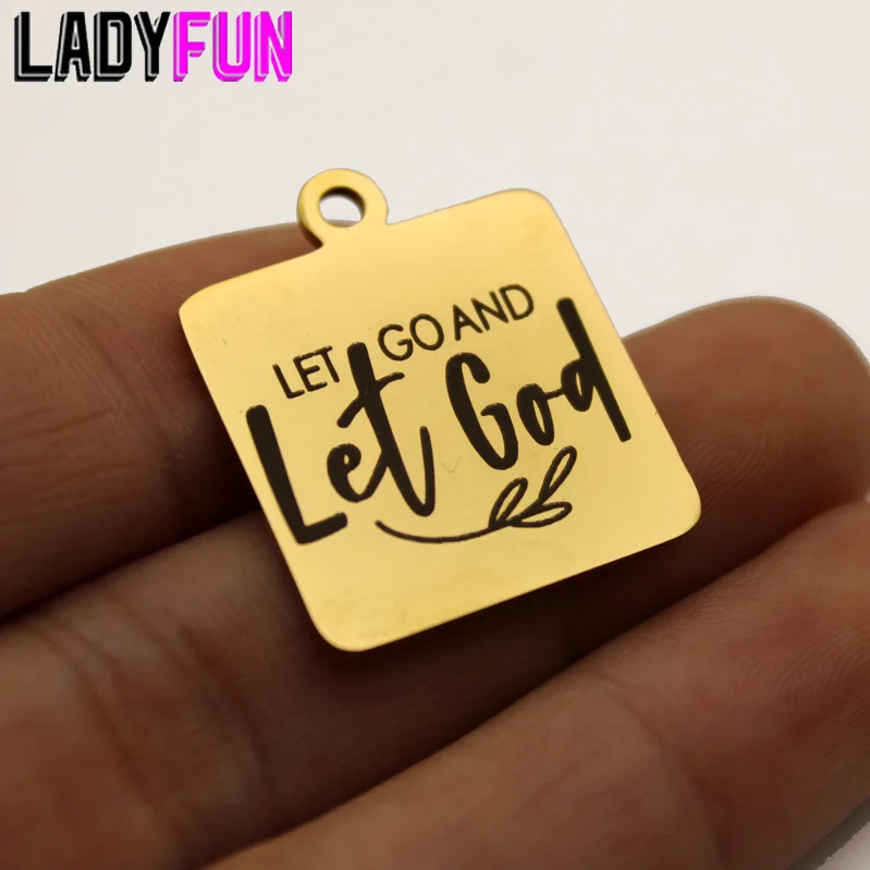 5 шт., подвески из нержавеющей стали с зеркальной поверхностью