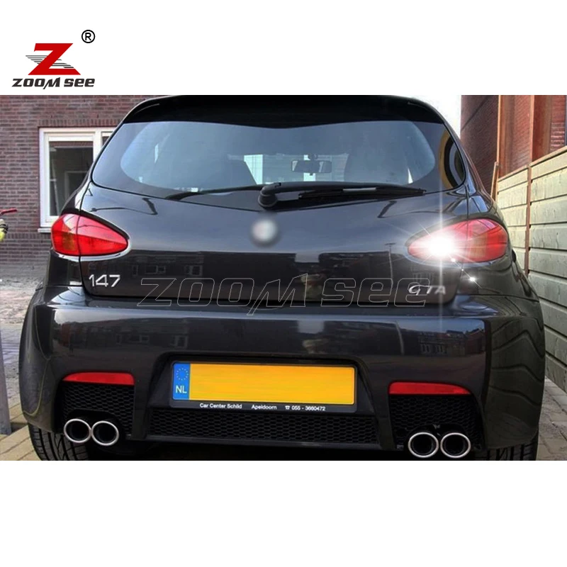 Canbus white Car LED Reverse backup tail lamp + LED plate Exterior light + LED Parking city bulb for Alfa Romeo 147  (2000-2010)
