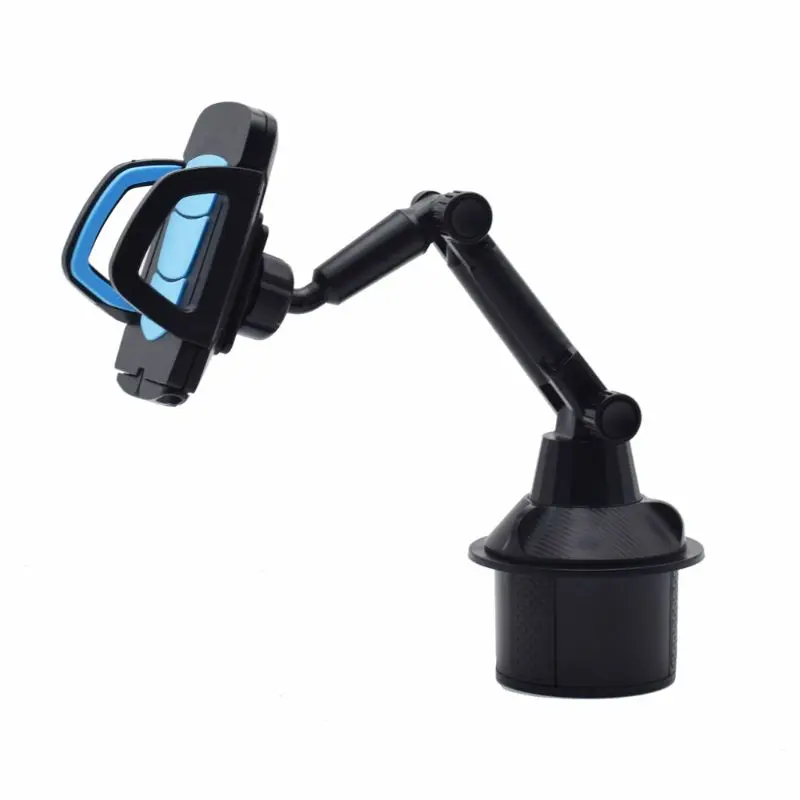 Adjustable Angle Car Cup Holder Cellphone Mount Stand Cradle for Mobile Phones G8TE