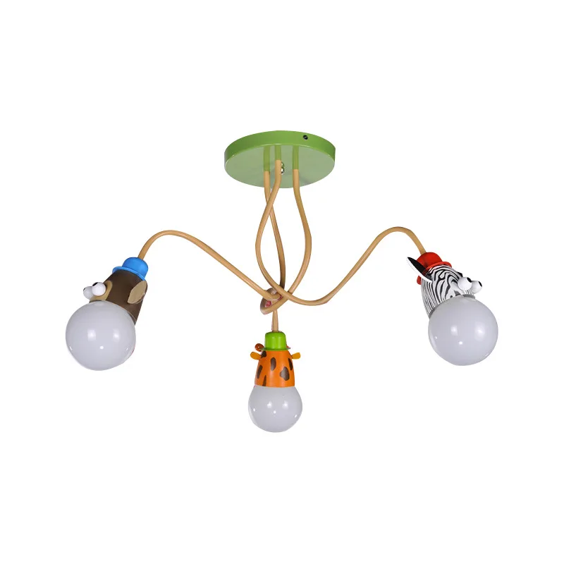 

Children's room ceiling lamp boy and girl bedroom room creative modern living room cartoon animal lights