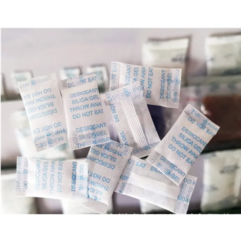 10/25/50 Pack 0.5g Non-Toxic Silica Gel Sachet Desiccant Damp Kitchen Room Living Moisture Dehumidifier Accessories Absorber Bag