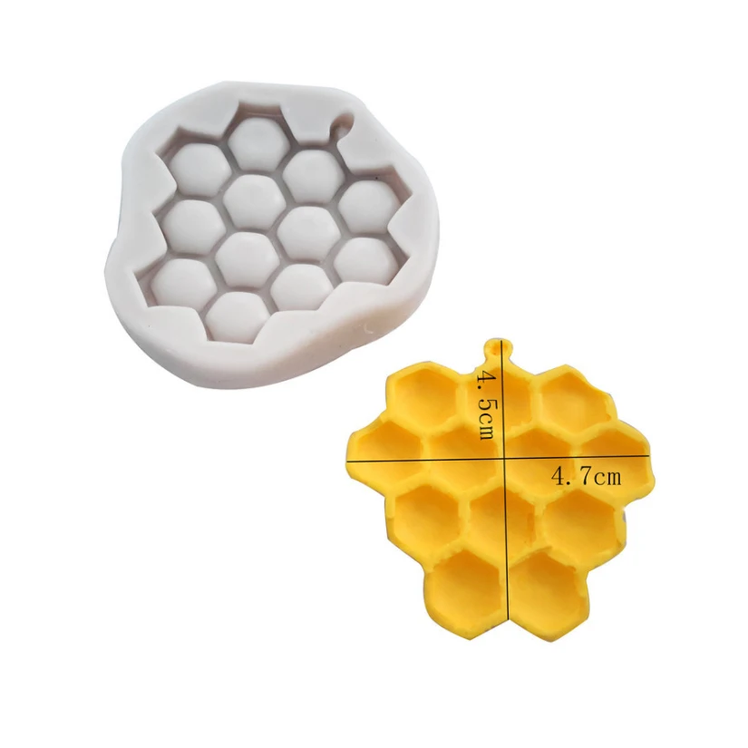 Honeycomb Bee Silicone Mold Sugarcraft Chocolate Cupcake Fondant Cake Decorating Tools