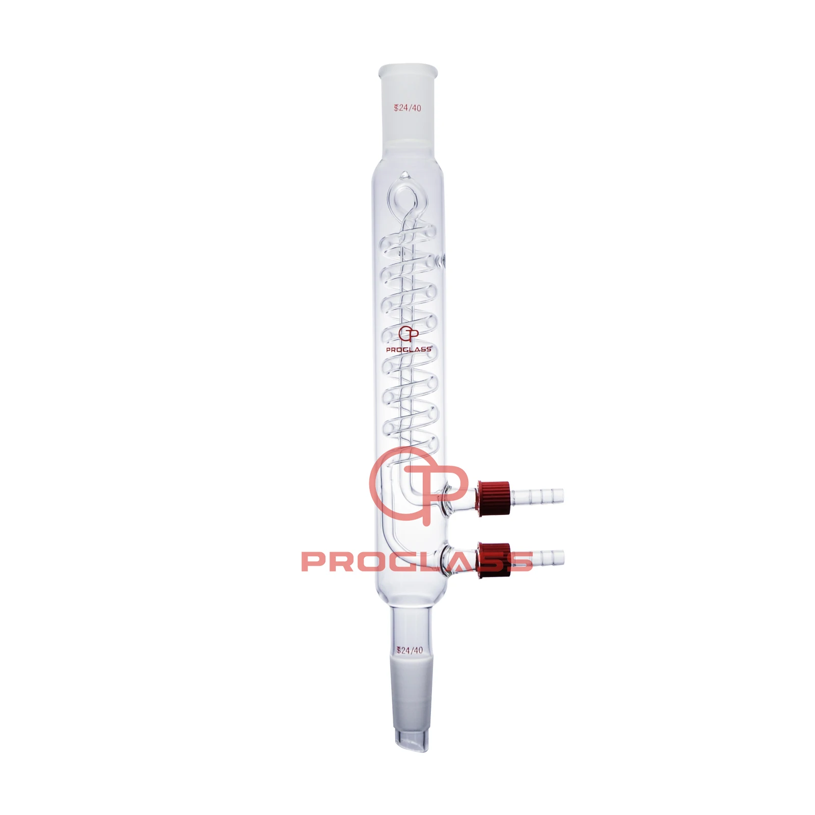 Condenser,Coiled Condenser,Inversion Reflux with Removable Connectors,24/40 Joint,200mm