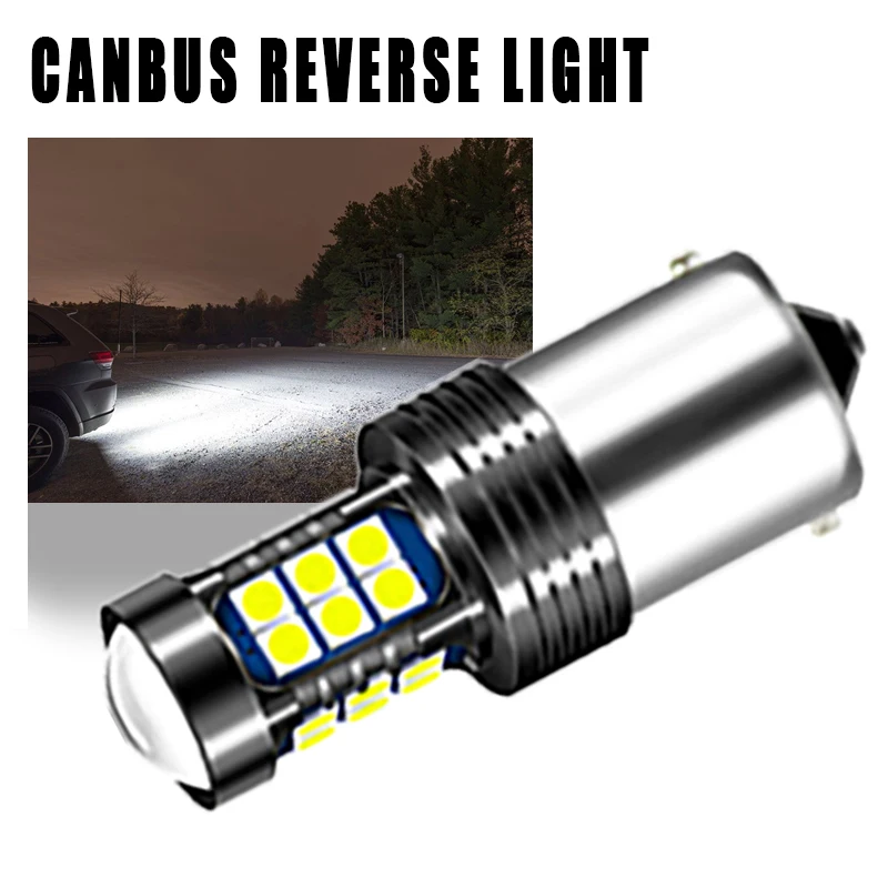 1pcs P21W 1156 Canbus Car Bulb T20 7440 W16W Beleuchtung Auto 921 Lamp Led Reverse Backup Lighting for Mercedes C Class W204 C63