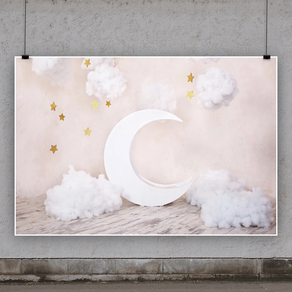 Yeele الداخلية ستار القمر سحابة التصوير الفوتوغرافي الطفل الطفل التصوير خلفية التصوير الديكور خلفيات للصور استوديو