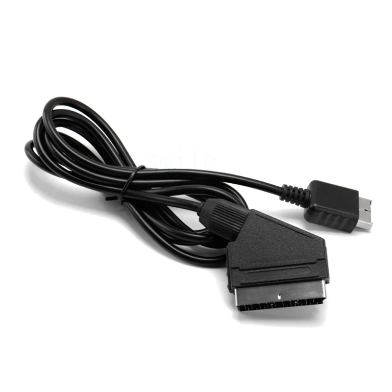 Cable Scart RGB de 1,8 m para Sony PS1, PS2, PS3, TV, conexión AV de repuesto, Cable de juego para PAL/NTSC Cons