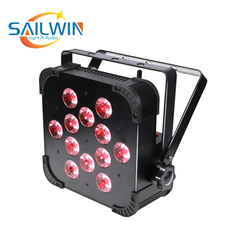 

Stage Light 25 Degree IRC 12X18W 6in1 RGBAW+UV Wireless DMX LED Flat Par Can UV Color LED Slim Par Light