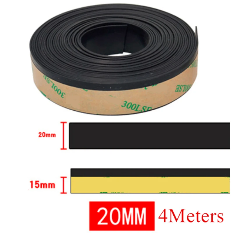 13FT Rubber Weatherstrip Car Front Rear Side Window Glass Edge Trim Seal Strip