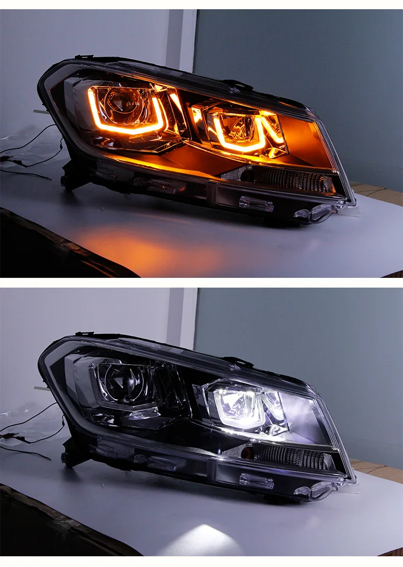 

High-quality for Volkswagen vw santana 2015-2018 headlight Assembly LED daytime running light lens xenon lamp headlamp