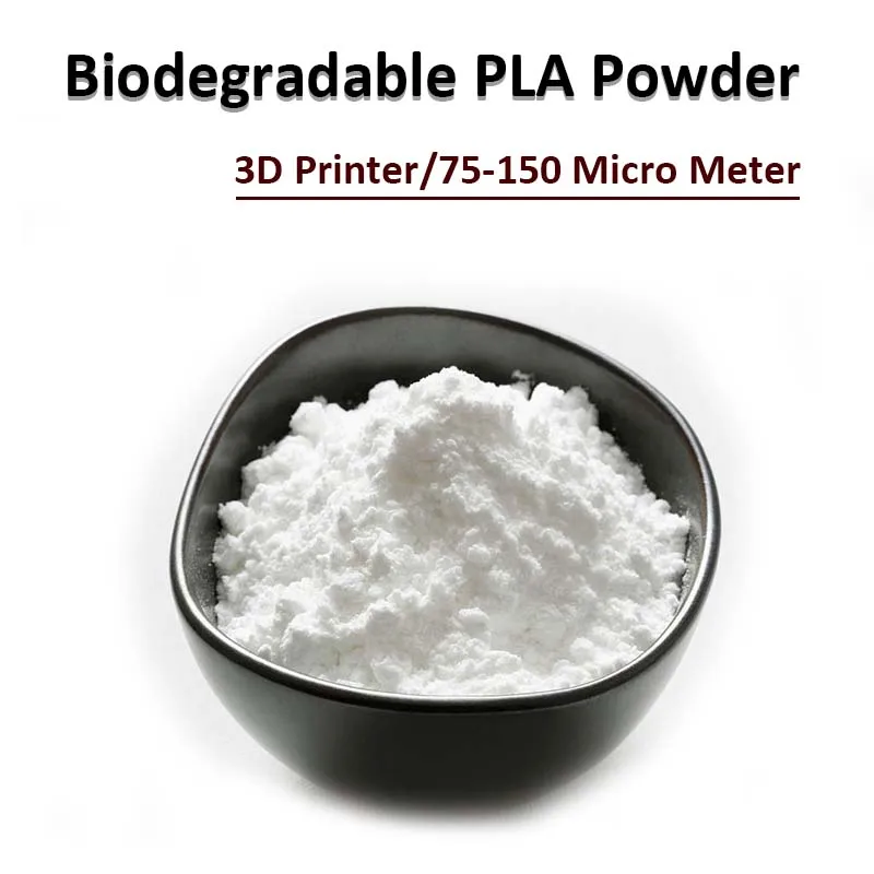 PLA Powder Biodegradable Plastic Particles Food Grade Polylactic Acid Powder Resin Polylactide 3D Printing