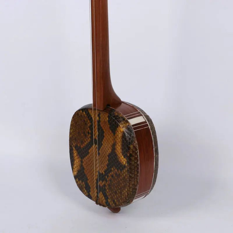 Sanxian handmade traditional folk musical instruments red sandalwood