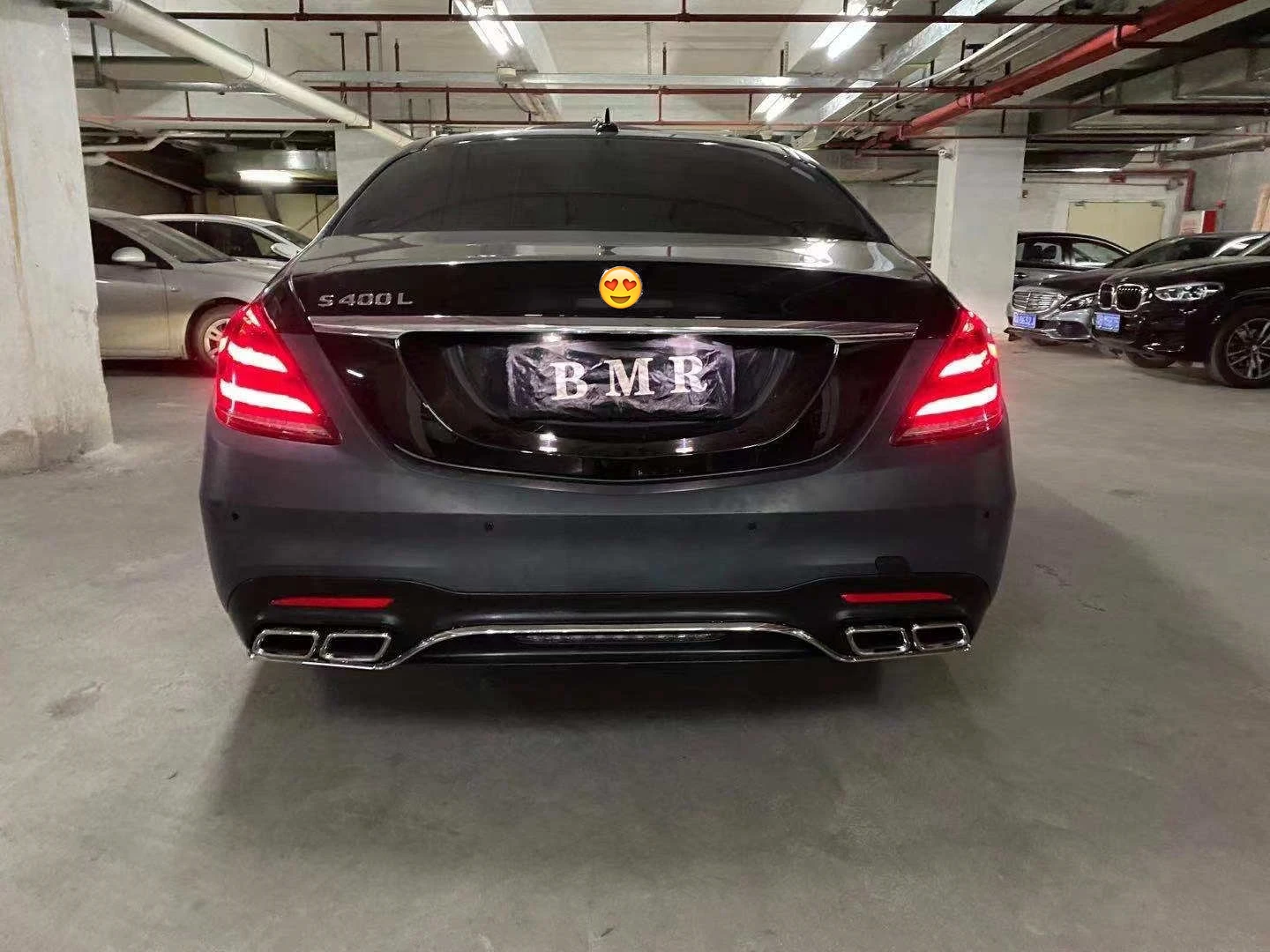 S Class Upgrade Body Kit Include Front Rear Bumper And Grille Auto Parts For Benz S Class W222 to Maybach