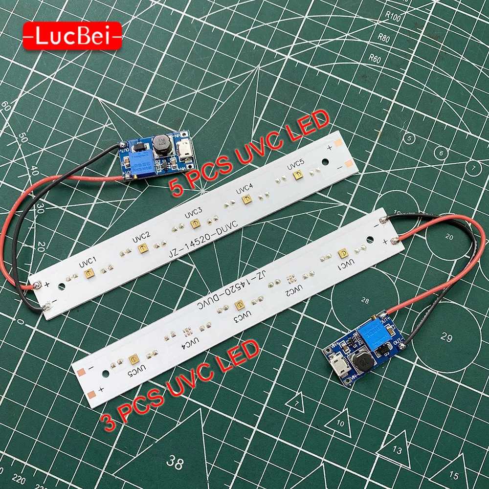 High Quality 6V 275nm 5W UVC LED Module For UV Lamp Sterilizer UVC Deep Violet Ultraviolet Light For Sterilization Free Shipping