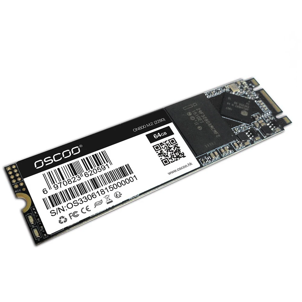 Oscoo m.2 ssd ngff 2280 unidade de estado sólido 128gb 256gb 512gb 2d chips mlc