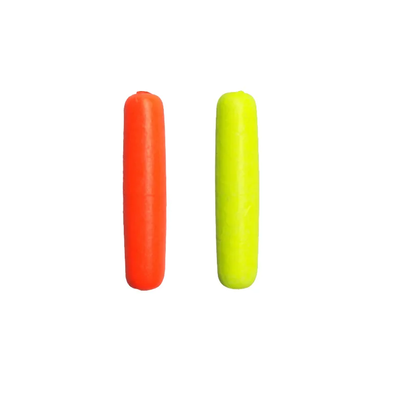 1500pcs Red/Yellow/Green Light Foam Cylinder Oval Rig Float Tip Visual Striking Beans Terminal Fishing Tools Accessories Pesca