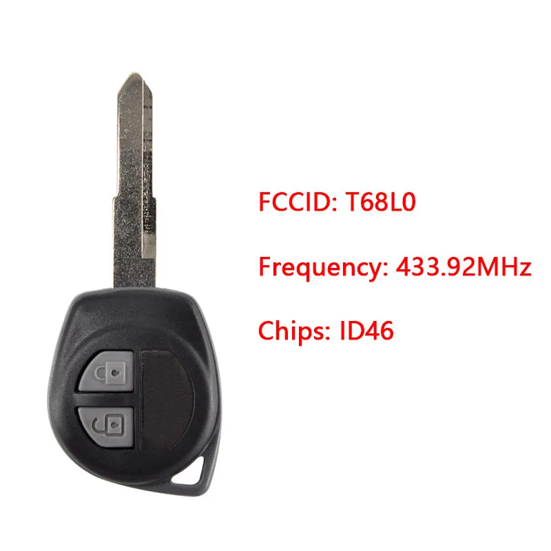 

CN048021 2 button remote key 433.92MHZ 46 chip FSK PCF7961A FCC T68L0 37145-71L20 37145-71L2