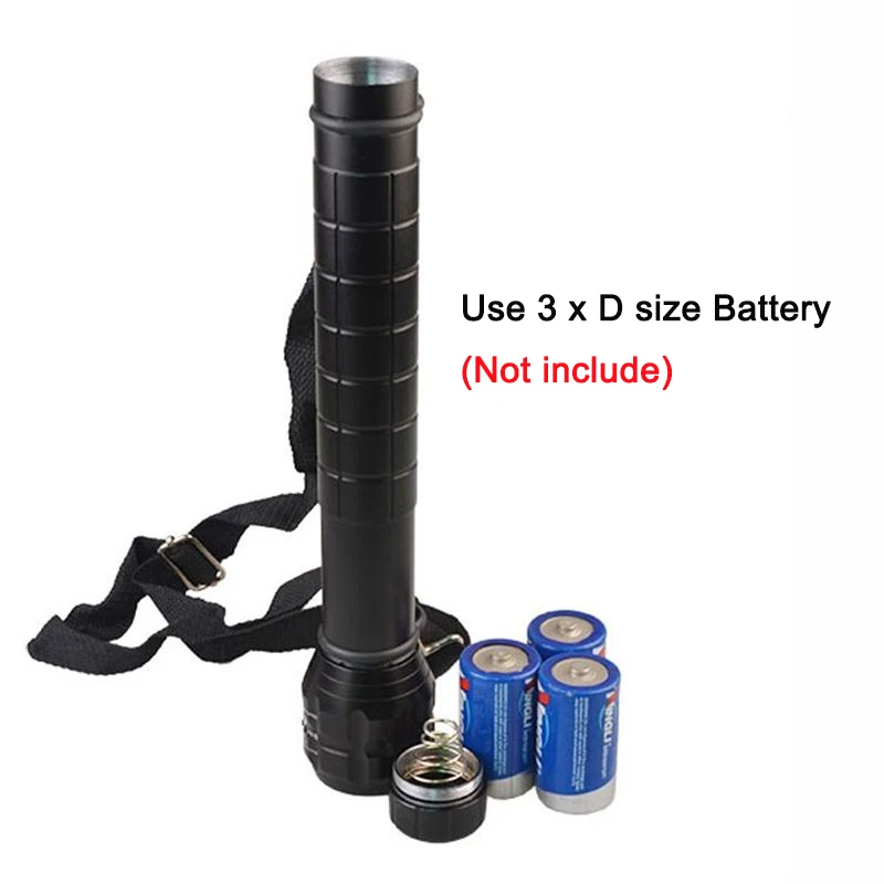 Cold White Light 3W LED Photography Flashlight 3-Mode Zoom Photo Lantern Lamp Metal Reflector Police Hard Torch