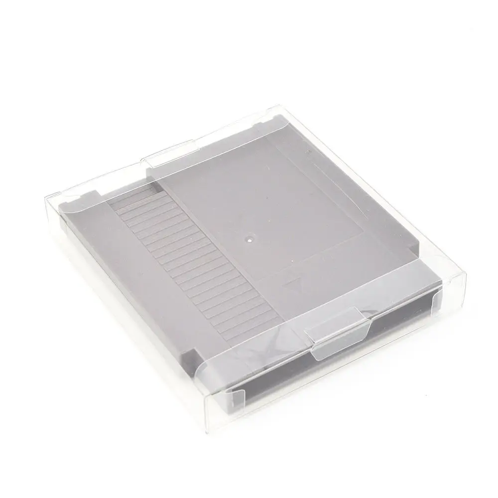 Funda protectora transparente para tarjetas de juego de Nintendo NES, funda transparente de plástico duradero de alta calidad para tarjetas de juego, 10 Uds.