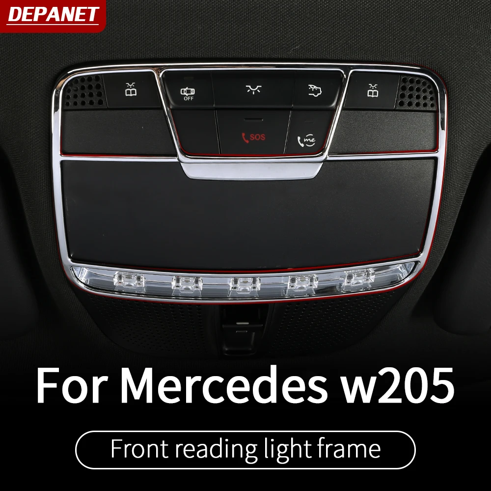 Reading light strip For Mercedes w213 amg Mercedes w205 amg/glc x253 coupe amg mercedes c class accessories w205 interior trim