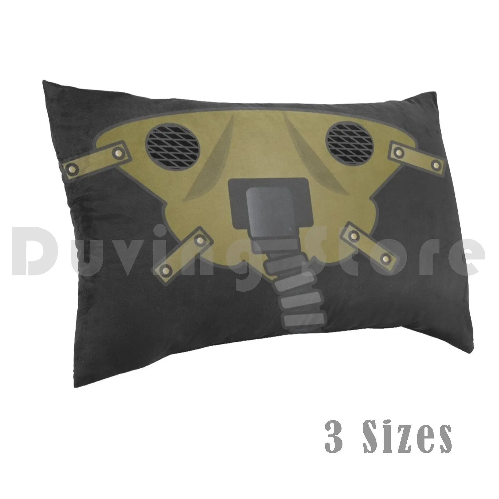 The Fighter Pilot Pillow Case 20*30 Inch Fight Pilot Gas Steam Punk Dystopian Pilot Jet Fighter Respirator