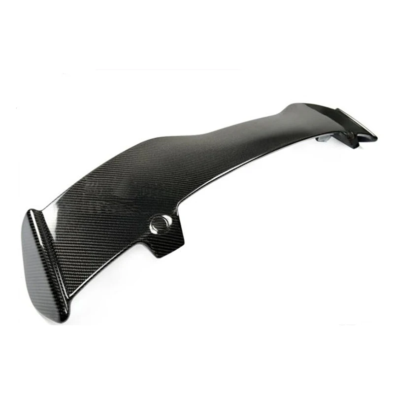 

Car Accessories MU-Style Carbon Fiber Rear Spoiler Glossy Finish Mugen Trunk Wing Fibre Splitter For Honda Jazz Fit GK5 14-17