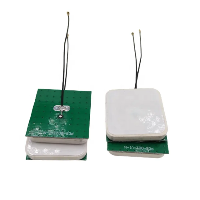 25*25 *5.2mm Low Profile Embedded Ceramic Patch WiFi 2.4G Antenna With 0.81 Micro Rf Cable Assembly