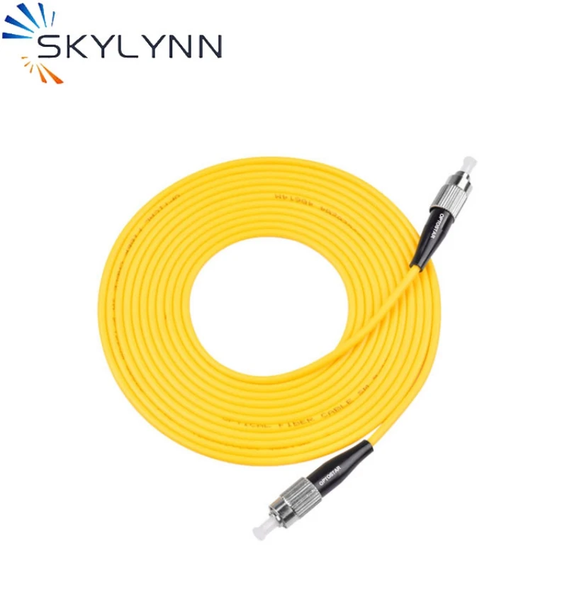 Promotion 50PCS 2 Meter FC/UPC Simplex Single Mode G652D 2.0MM Yellow LSZH Jacket Optical Fiber Patch Cord