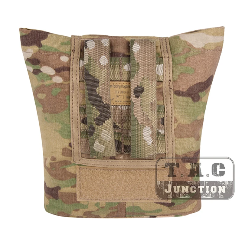 Emerson Tactical MOLLE Roll-Up Dump Pouch Emersongear Lightweight Foldable Compressible Storage Bag Camo Magazine pouches