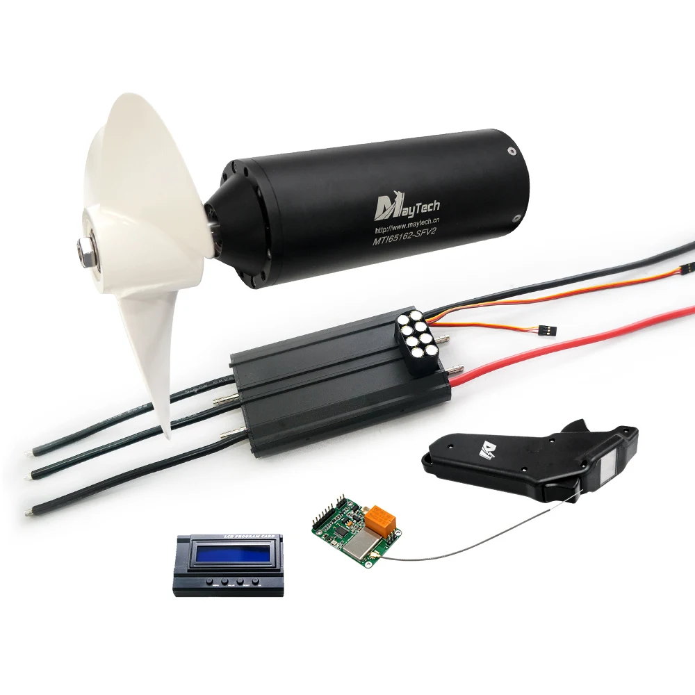 Maytech Efoil Electric Foil Kit Electric Hydrofoil 65161 Waterproof Motor 300A Watercooled ESC dan Screen Remote