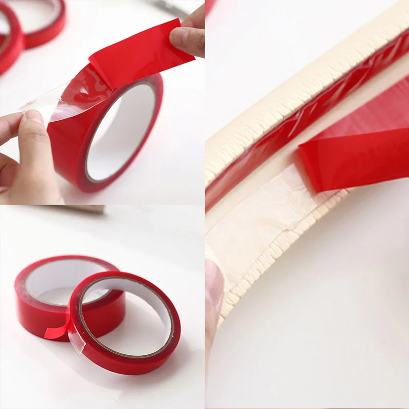 300cm High Strength Transparent Silicone Double Sided Tape Sticker For Car High Strength No Traces Adhesive Sticker Living Goods
