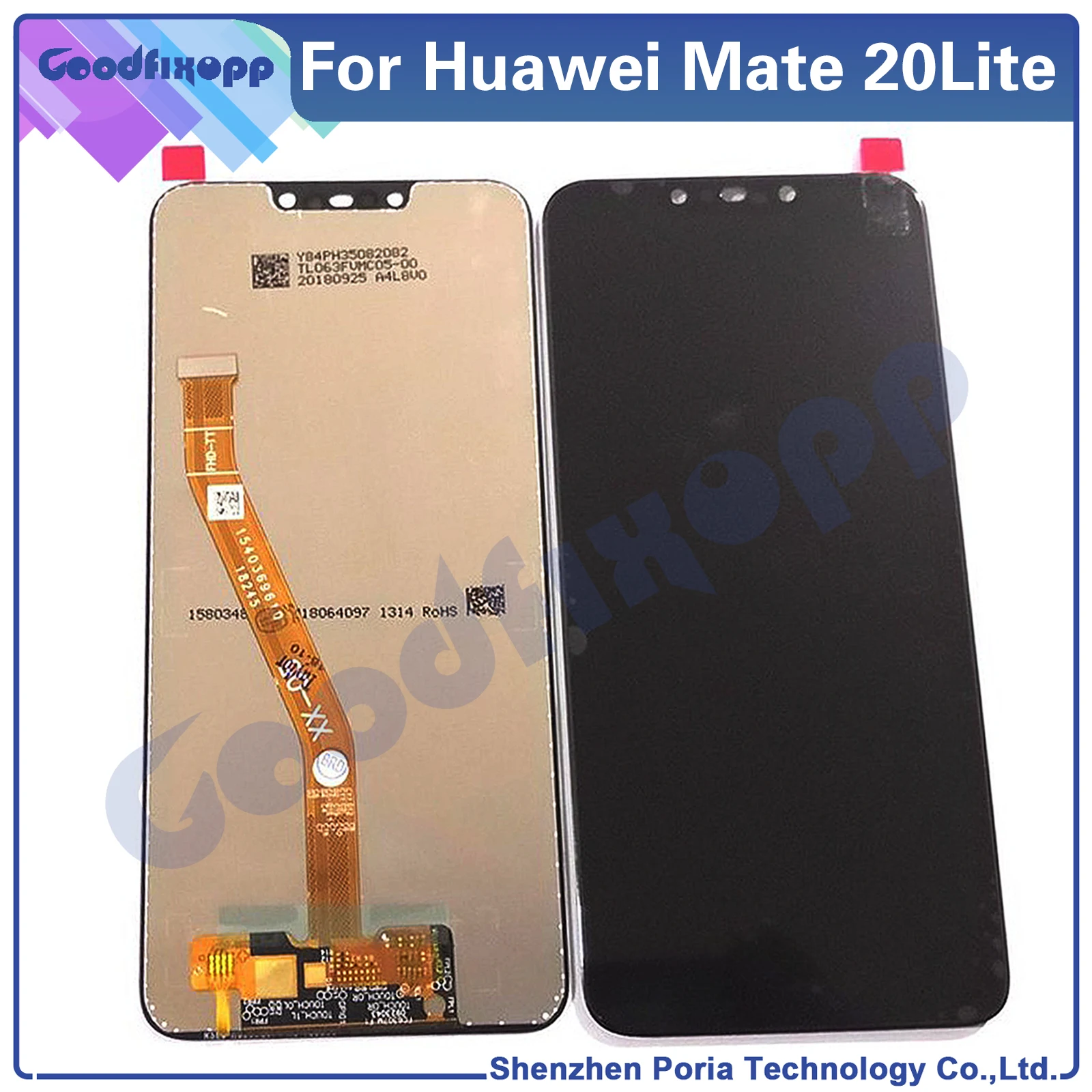 

100% Test OK For Huawei Mate20 lite LCD DIsplay +Touch Screen Digitizer Assembly For Huawei SNEAL00 LX1 LX2 LX3 INE-LX2