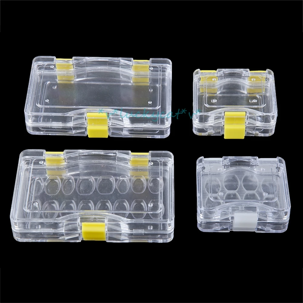 5pcs Dental Denture Teeth Case Box with Membrane or without MembraneStorage Box Plastic Container Case Denture Teeth box