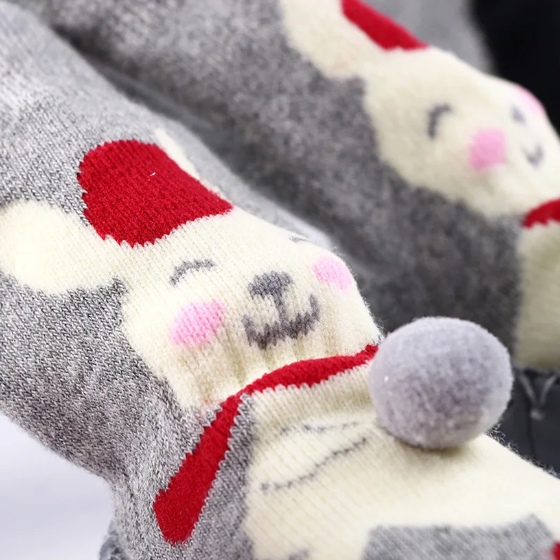 Toddler Indoor Sock Shoes Newborn Baby Socks Winter Thick Terry Cotton Baby Girl Sock with Rubber Soles Infant Animal Funny Sock