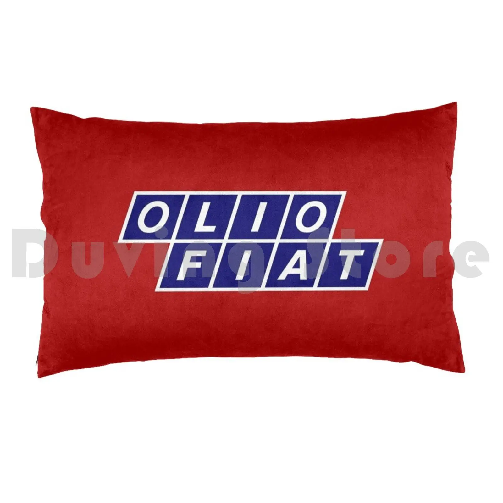 Olio Fiat-Blue / White Pillow Case Printed 50x75 Fiat Lancia Olio Rally 037 Delta 131 Abarth Grifone Car