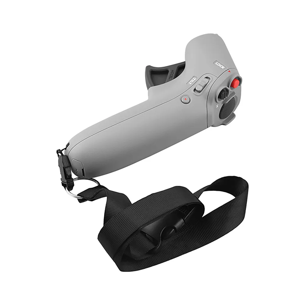 حبل لوحدة التحكم بالحركة DJI FPV ومقبض شريط الرقبة المضاد للضياع وحزام ثابت