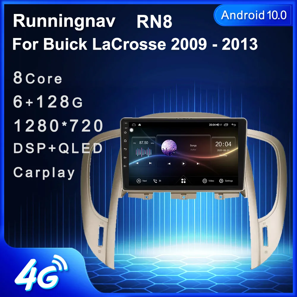 

Runningnav для Buick LaCrosse 2009 - 2013 Android автомобильное радио, мультимедийный видеоплеер, навигация GPS