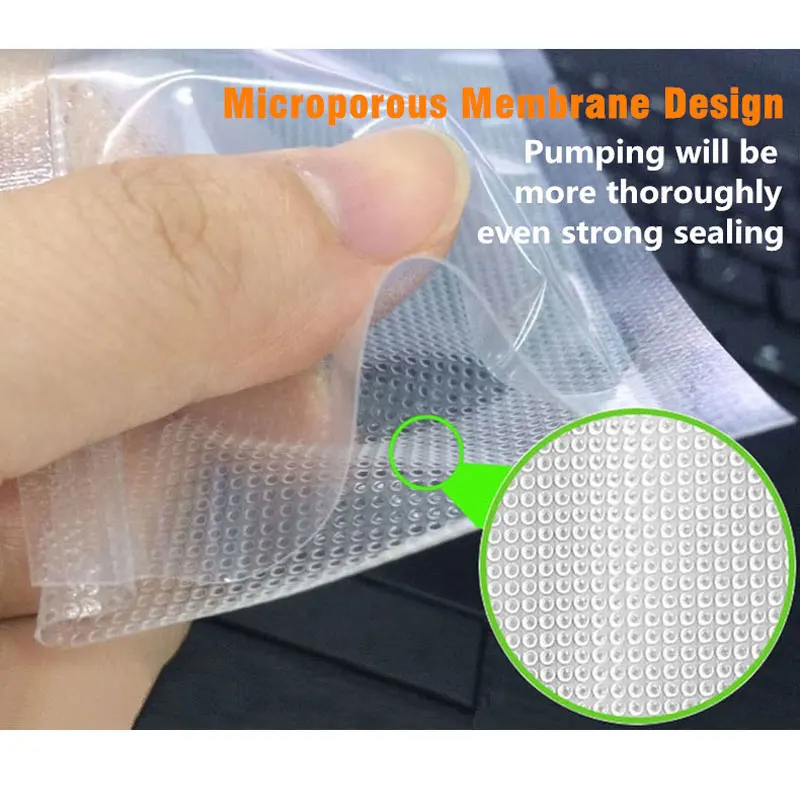 Vacuum Sealer Roll For Food Storage Packing Sealing Machine BPA-Free Fresh Keeping Plastic Vaccum Bag