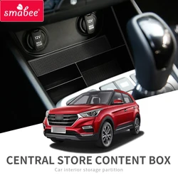 Smabee for Hyundai Creta 2014 -2018 IX25 Car Center Console Storage Box Accessories Central Tray Organizer Tidying