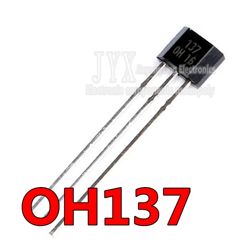 10pcs OH137 Hall Effect Sensor for Highly Sensitive Instruments TO-92S In-kind Shooting new