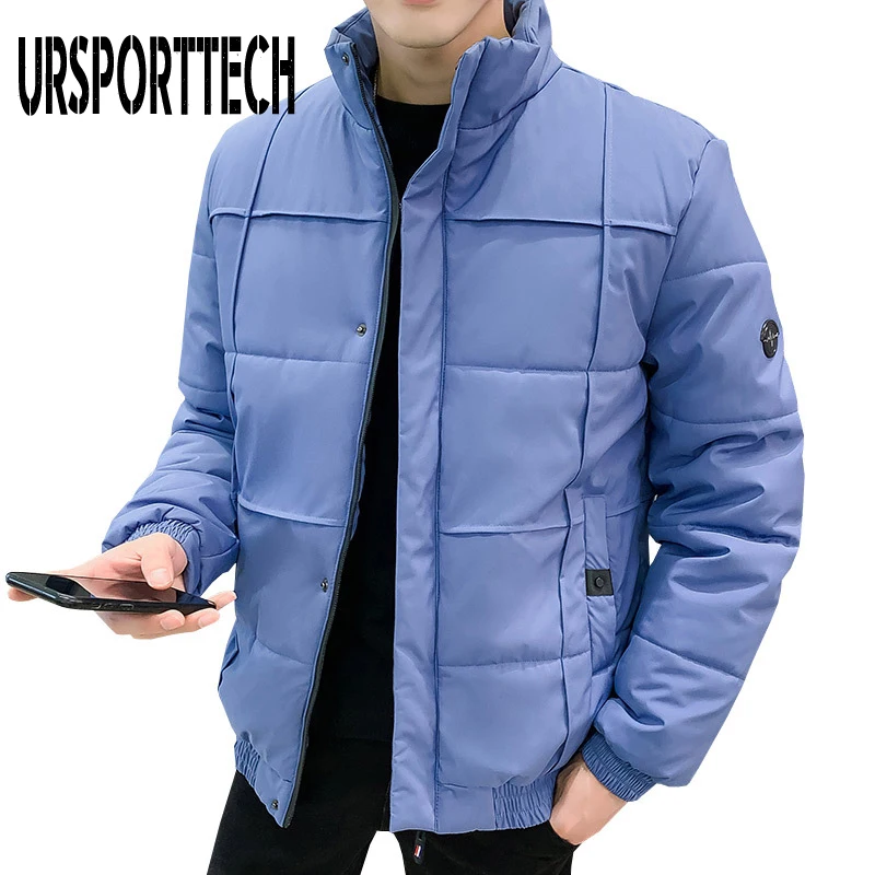 Novo casaco de inverno dos homens parka grosso quente grandes bolsos casacos de inverno homens winderbreaker outwear jaquetas casaco homem roupas moda