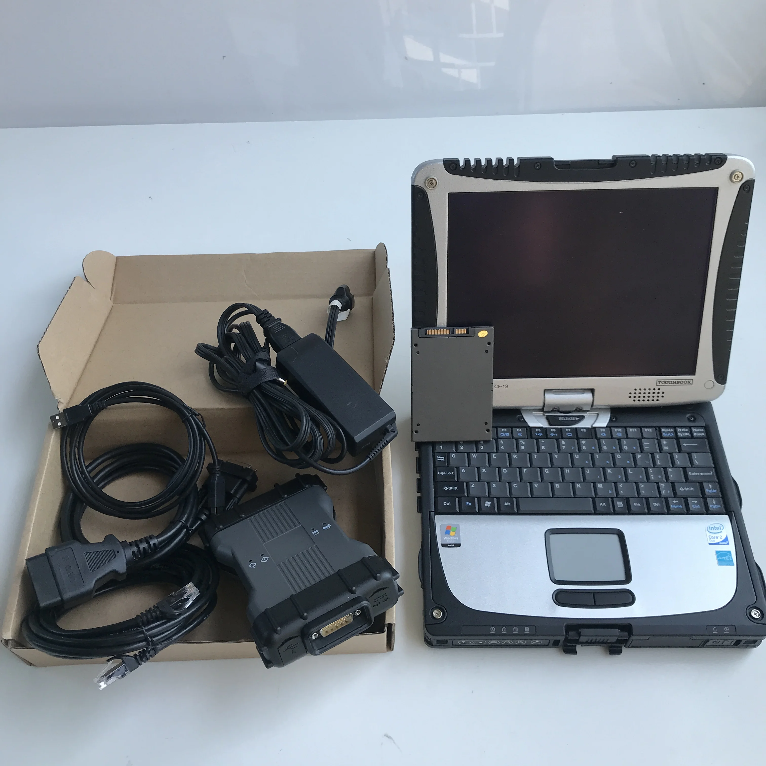 MB Star C6 SD V-CI Diagnosis C6 DOIP 90%New Toughbook CF-19 CF19 i5 8g V12/2024 Software SSD X-ntry for Auto Scanner Ready Work