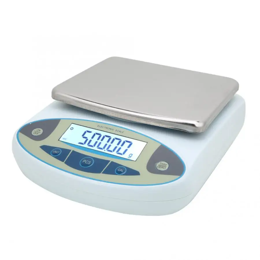 5000g 0.01g Digital Scale Lab Weighing Electronic Balance Jewelry Scale 100-240V for Commerce School Scientific