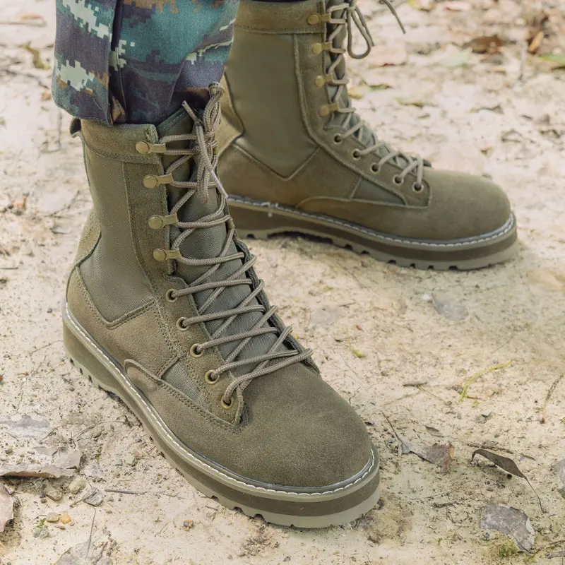 Rubber Sole Brown Combat Desert Boots Us Army Green Boot Tactical Beige Men Boots