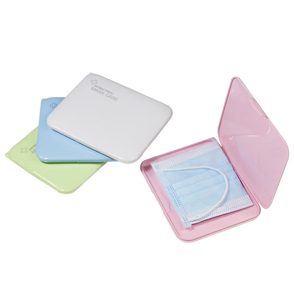 

Portable Face Masks Container Dustproof Mask Case Safe Pollution-Free Disposable Mask Storage Box Storage Organizer