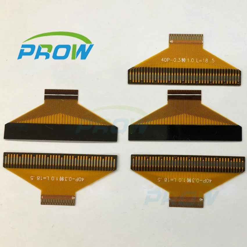 FFC FPC connectors 0.3mm to 1.0mm pitch 0.3 1.0 40p 40 40pin LVDS LCD screen test board Prow PROW