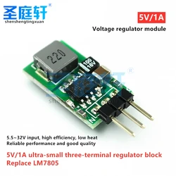 5pcs/lot 5V / 1A voltage regulator, replacement to-220 Lm7805 7805 5V, positive voltage regulators, 5.5-32v input to 5v1a