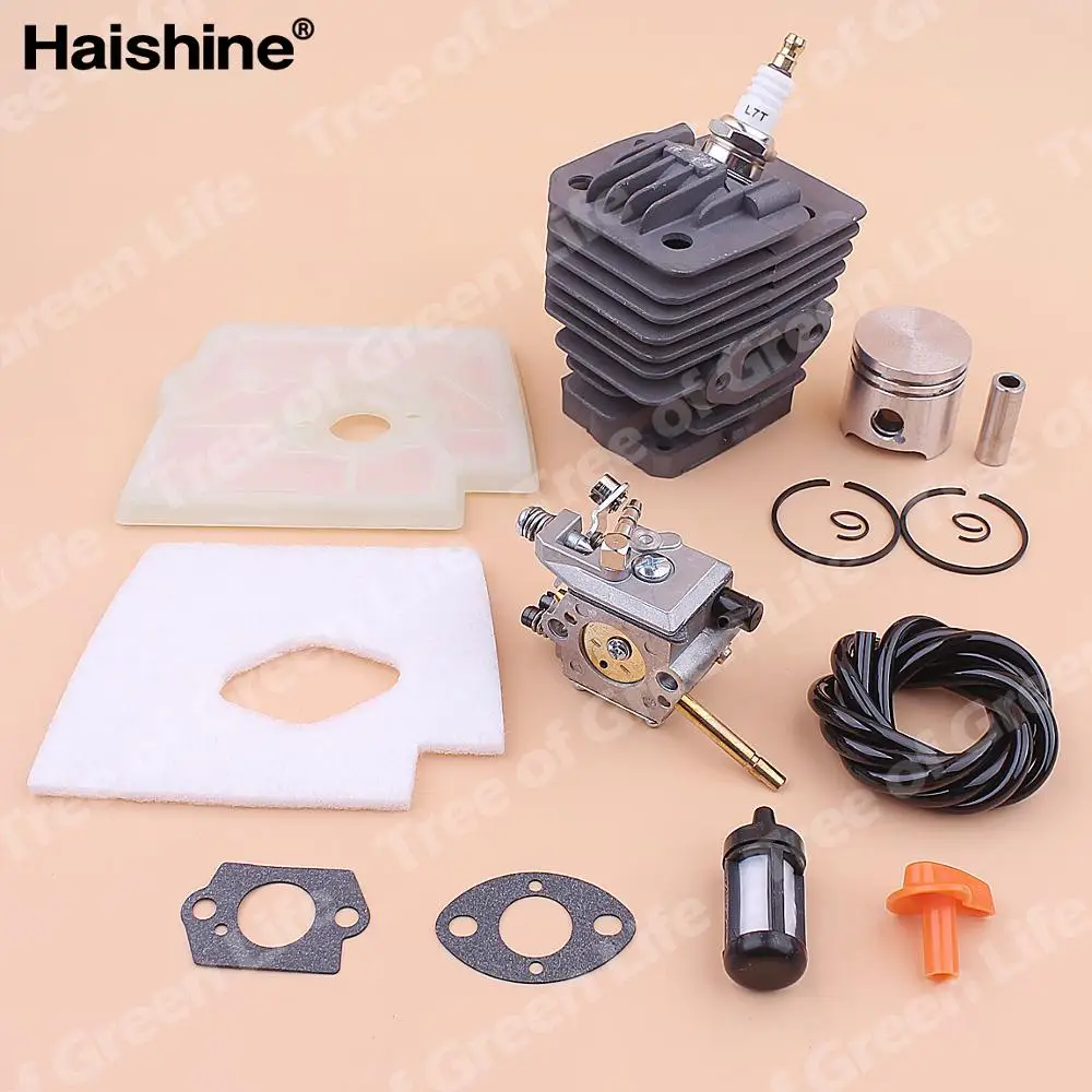 35 มม.กระบอกลูกสูบชุดคาร์บูเรเตอร์สำหรับ Stihl FS160 FS 160 Air การใช้สายกรอง Spark Plug ปะเก็น Trimmer
