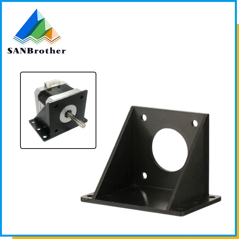 

NEMA 17 Steppr Motor Accessories Bracket Support Mounting L Type Bracket Mount 42 Stepping Stepper Motor Nema17 Motor Holder C26