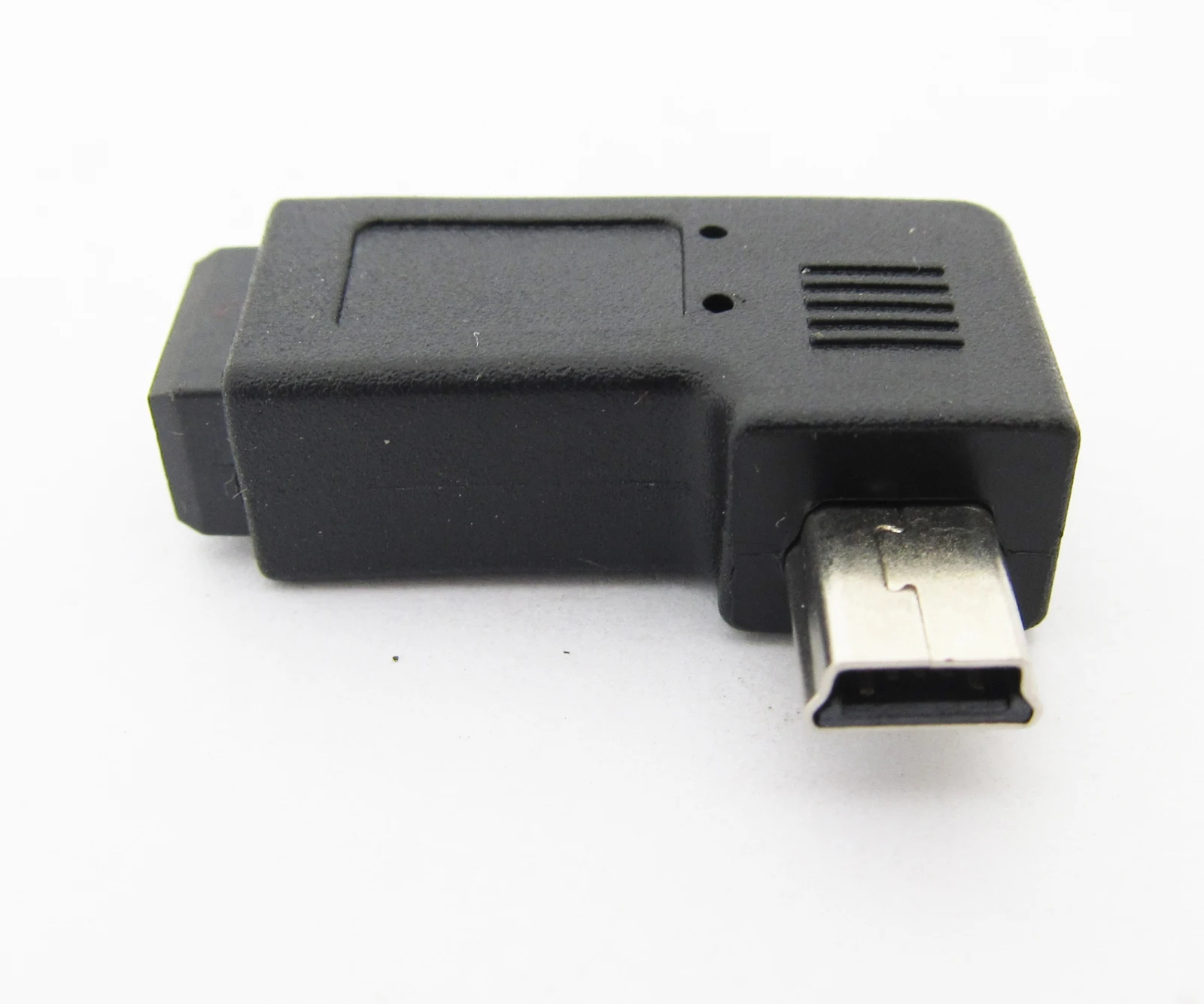 1pc Mini 5pin USB Male To Female Left Angle 90 Degree USB Adapter Connector